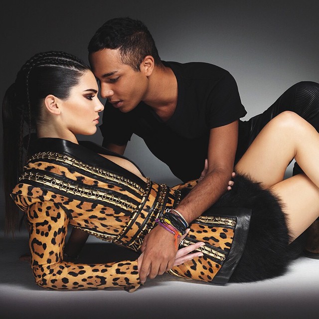 it's getting HOT in here! #SundayTimesStyle #BalmainArmy #YES @olivier_rousteing...