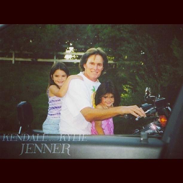 love this pic of me my dad and Kylie ...