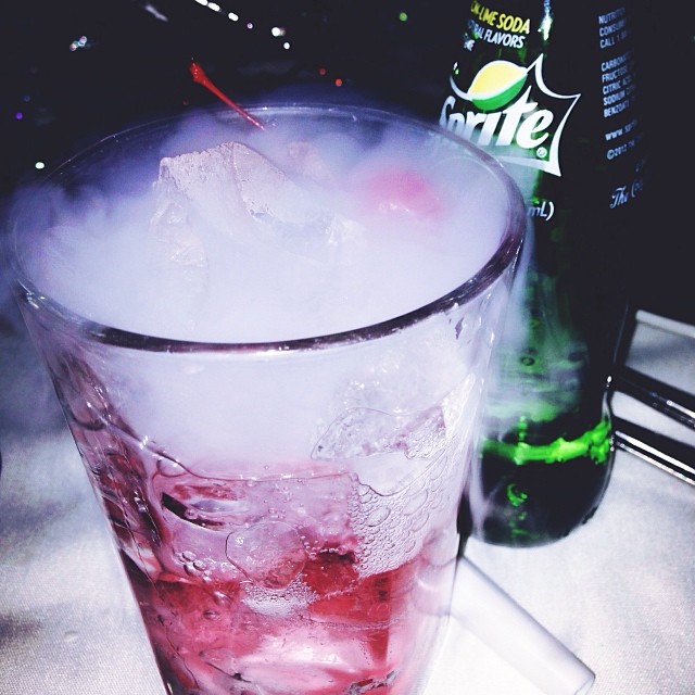 my Shirley Temple has a mind of it's own...