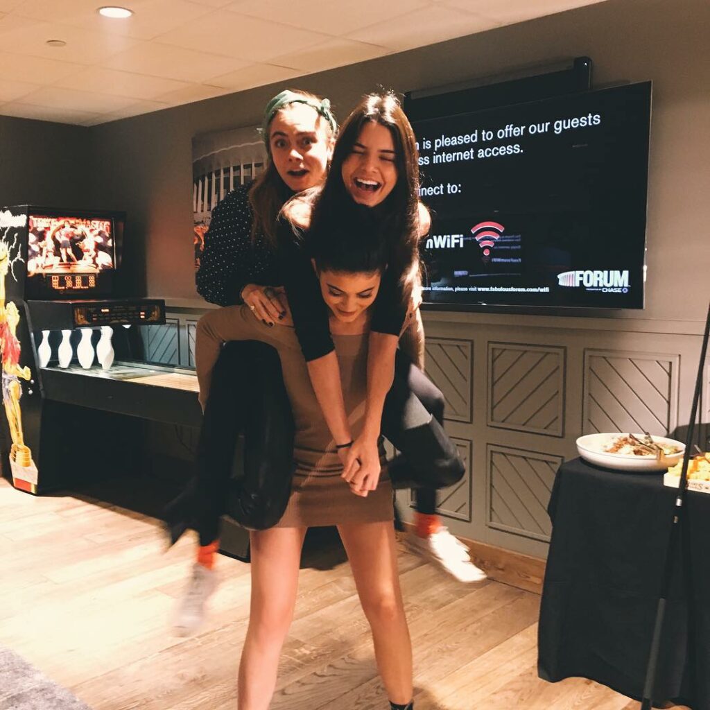 Kylie is a ninja...
