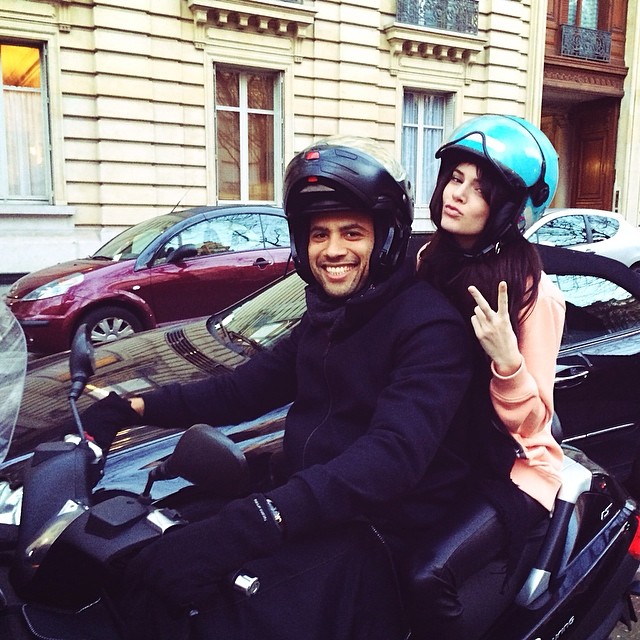 now dad, I know you told me never to get on the back of a motorcycle with someon...