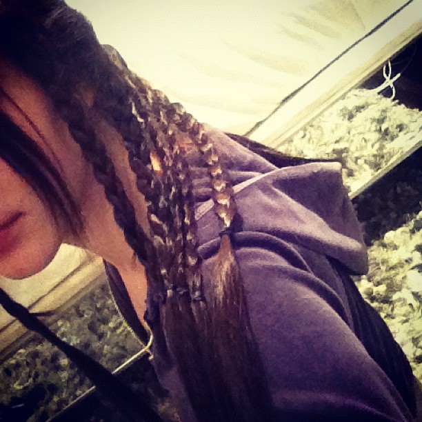 #bored and cant study... so I braid #lol #dreadlocks?...