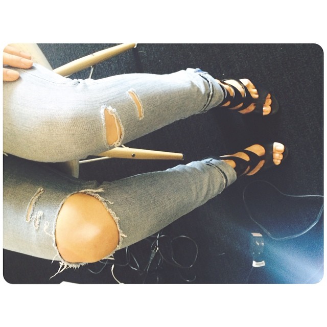 rips + tangles; casual Tuesday. #nyfw #drfd...