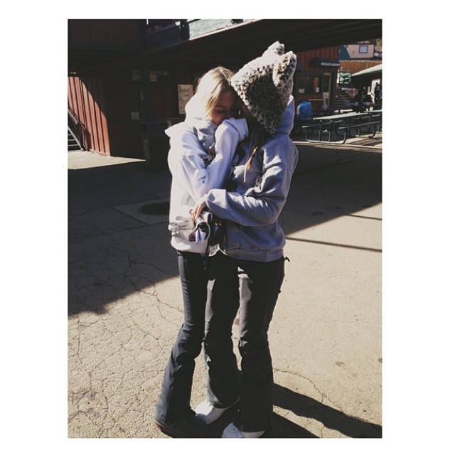 had fun in the snow w with my snowbunny...