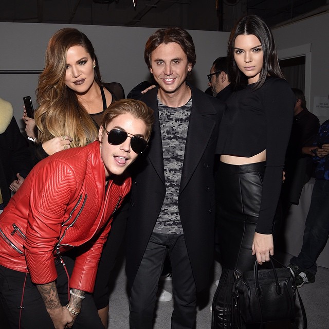 Backstage at the Yeezy show #YeezySeason...