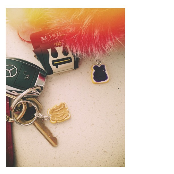 PB&J sister keychains with @kendalljenner ...