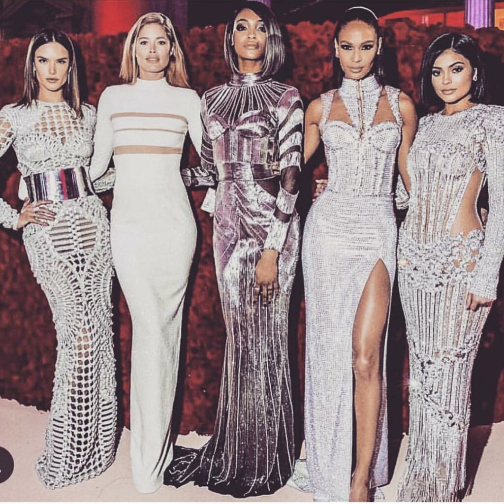 Models & Me #balmainmemories @olivier_rousteing...