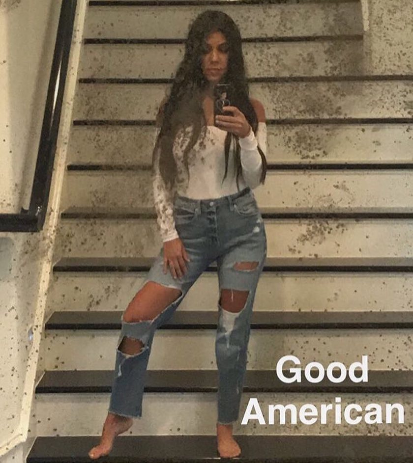 Mirror mirror on the wall who's the fairest of them all??? @kourtneykardash in h...