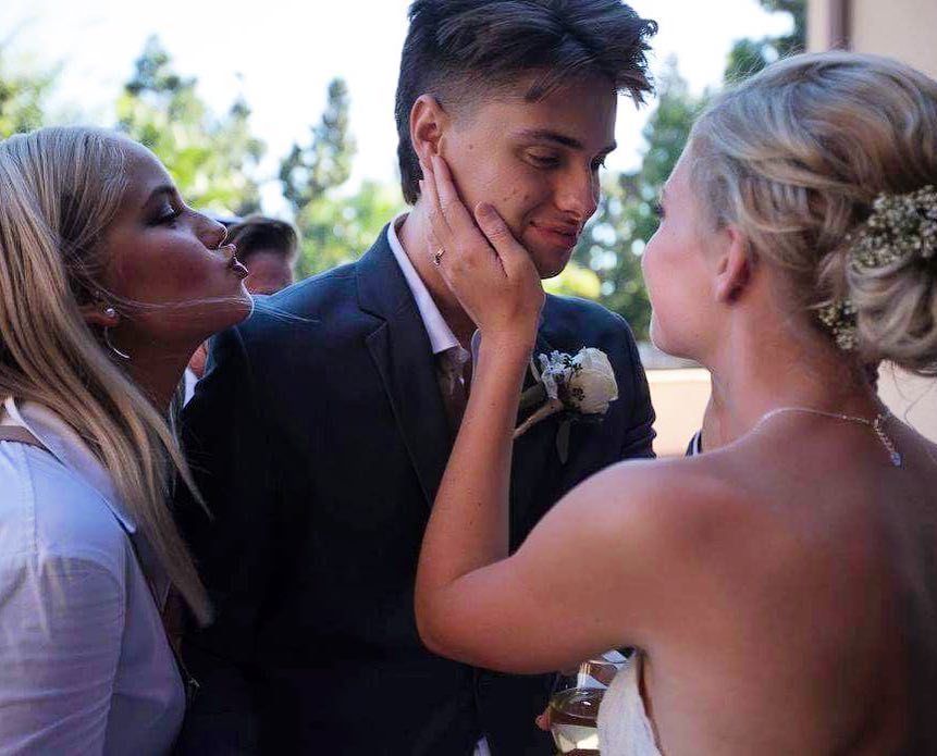 here is a photo of my best friend, his best man, and the best thing that's ever ...