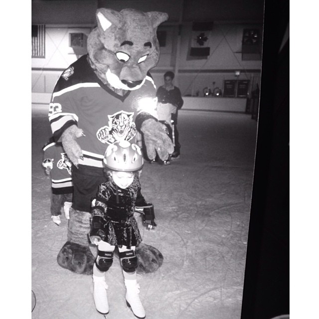 #throwbackthursday me & Stanley #panthers #floridagirl...
