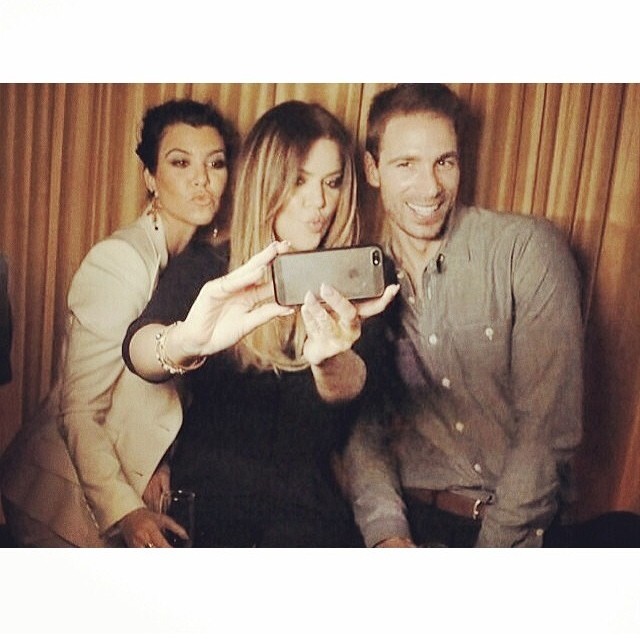 Smooches @simon_huck @kourtneykardash ...