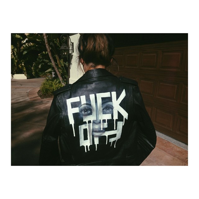 @jwoodzyx outdid himself! He made my favorite leather jacket come to life. I'm o...