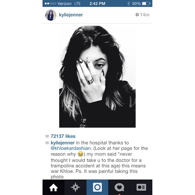 Lol I love you @kyliejenner...