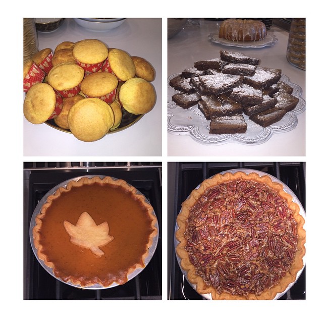 All of my homemade greatness. My first Thanksgiving all by myself ...
