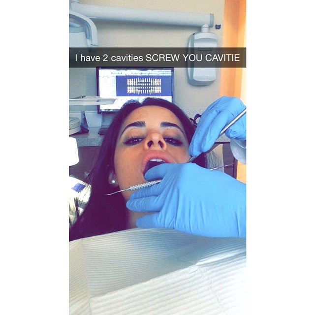 21st century technology is solely made for snapchatting dentist appointments...