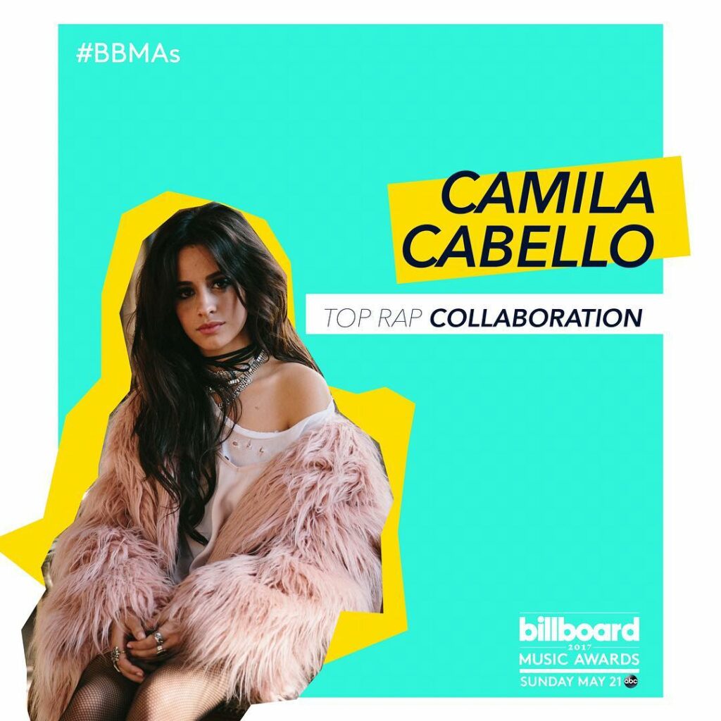 OFFICALLY!! PEEING!!! MYSELF!!! thank u @billboard for the nomination  #BBMAs ...