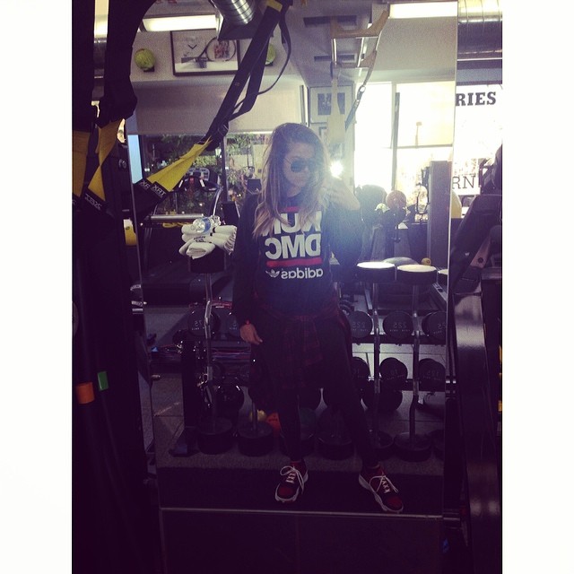 Gym rat selfie! #Fitness #SleepyBoots...