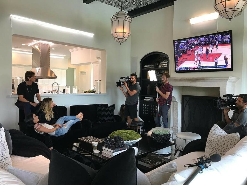 We never film us watching TV but tonight we made an exception! LOL #CavsNation...