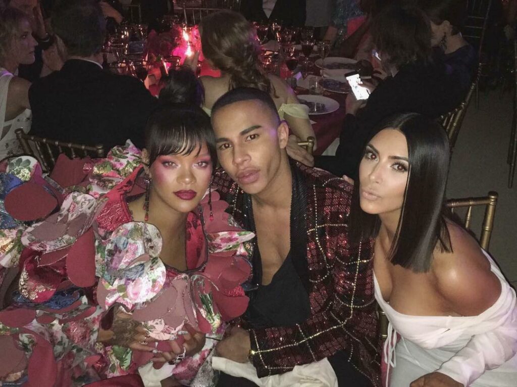 With the baddest  Rih's the definition of the Met! @badgalriri @olivier_roustein...