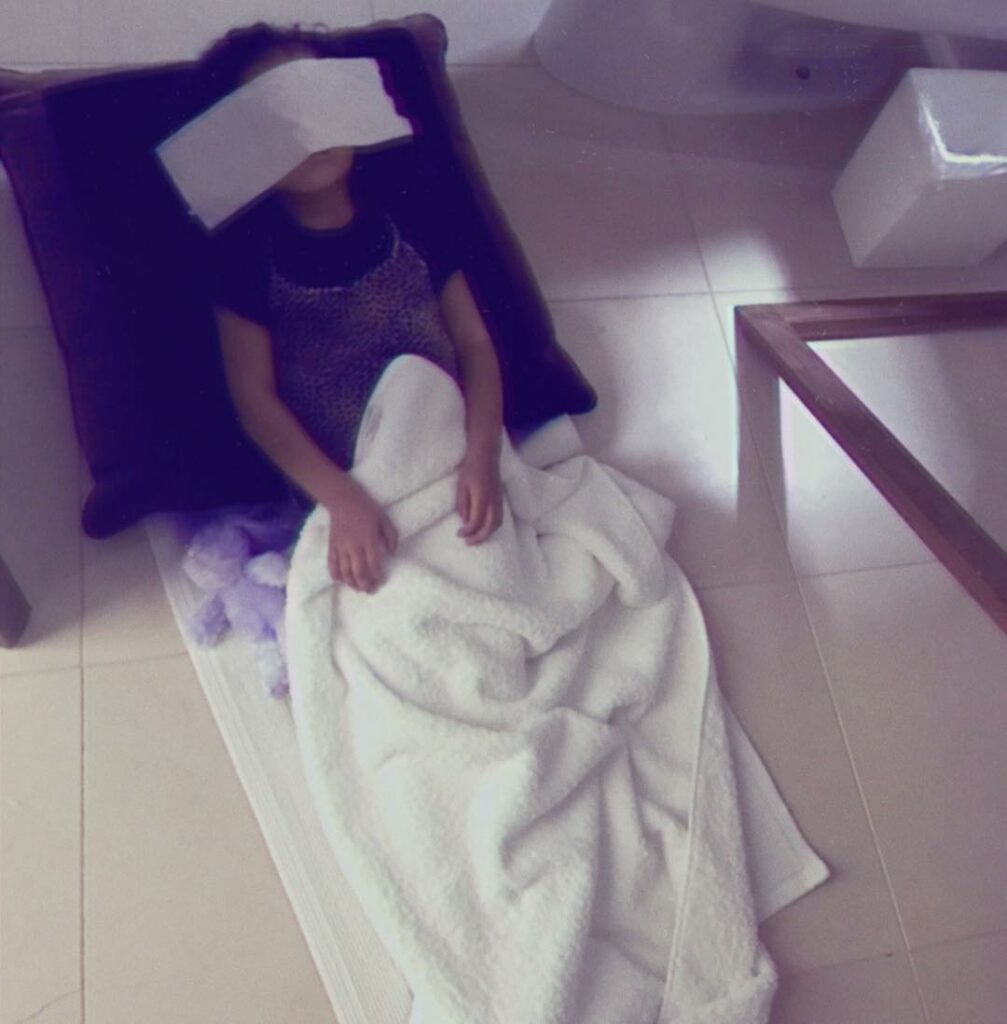 That time North gets a time out & is a little too quiet... I go in her room to c...