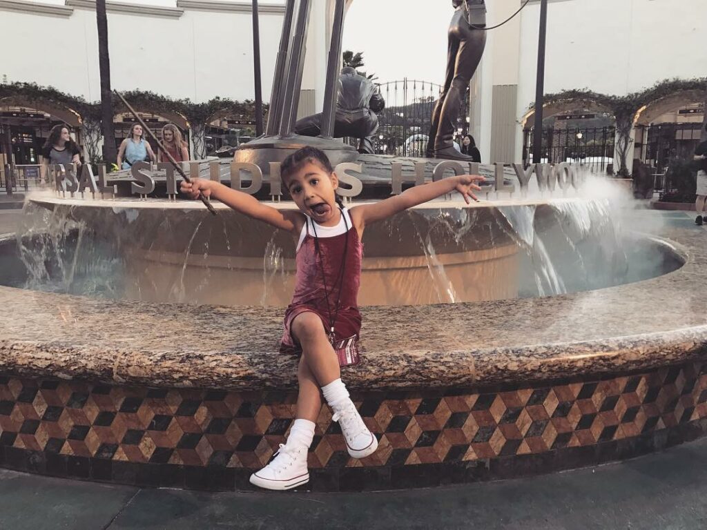 she has no clue what 100 million followers means but she's excited cause i'm exc...