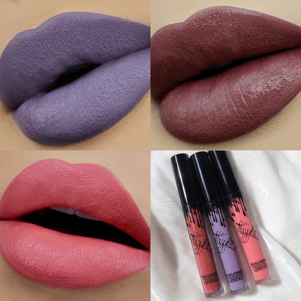 my newest velvet lip kits just dropped on kyliecosmetics.com @kyliecosmetics...