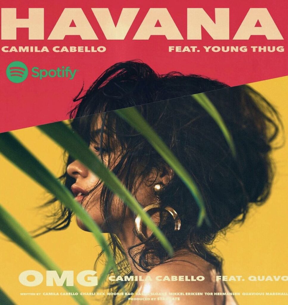 hear OMG and Havana on @Spotify tomorrow at 9:30 am pst and add it to ur favorit...