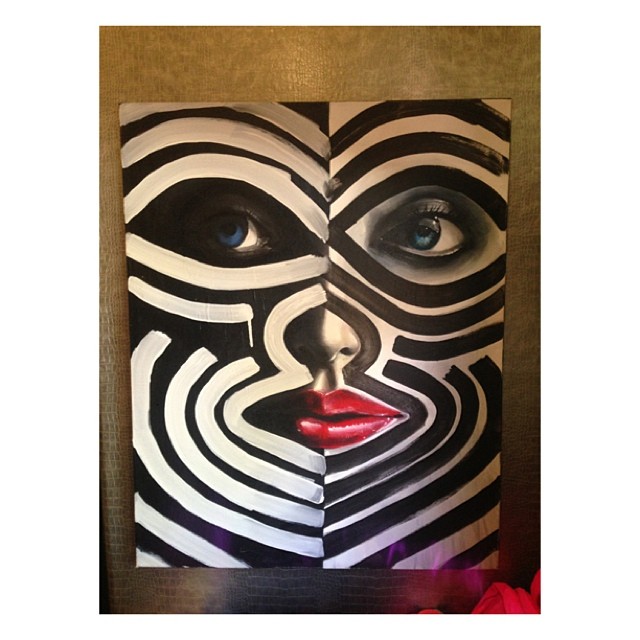 Stole this painting from @jwoodzyx everyone check out his work! One of my favori...
