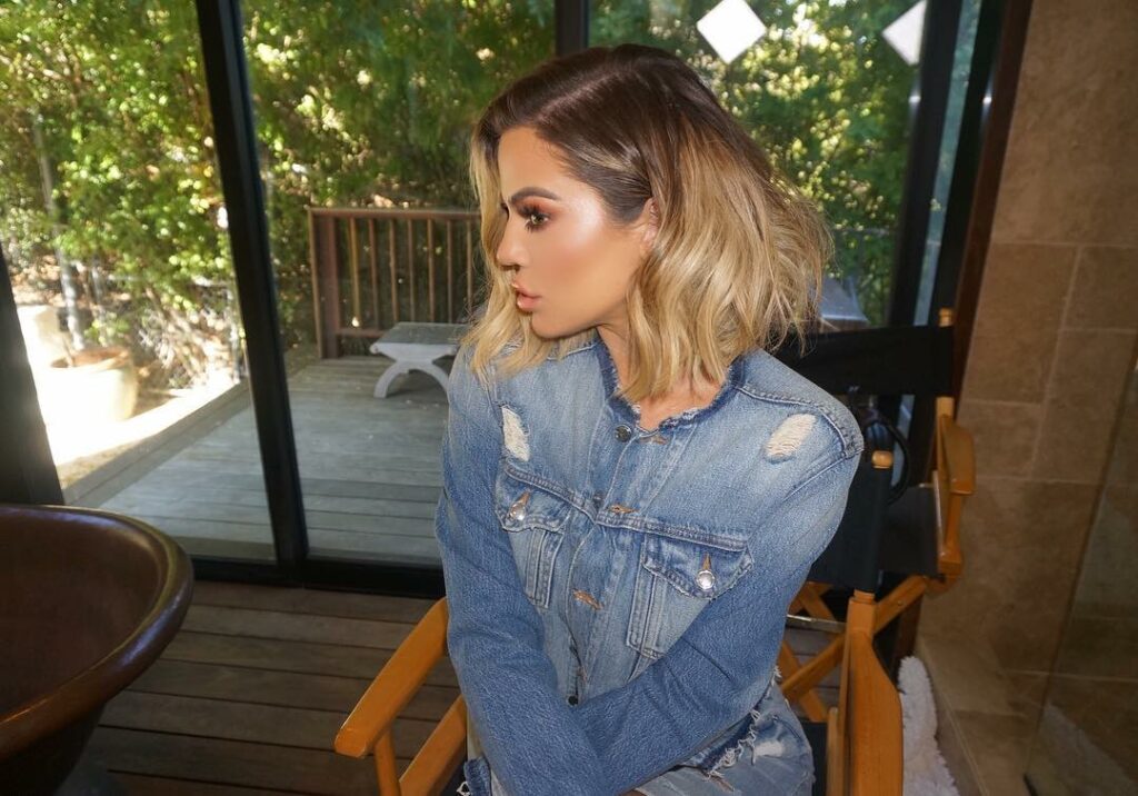 A few things I love- denim on denim, my short hair, Jen Atkin, my little Hrush a...