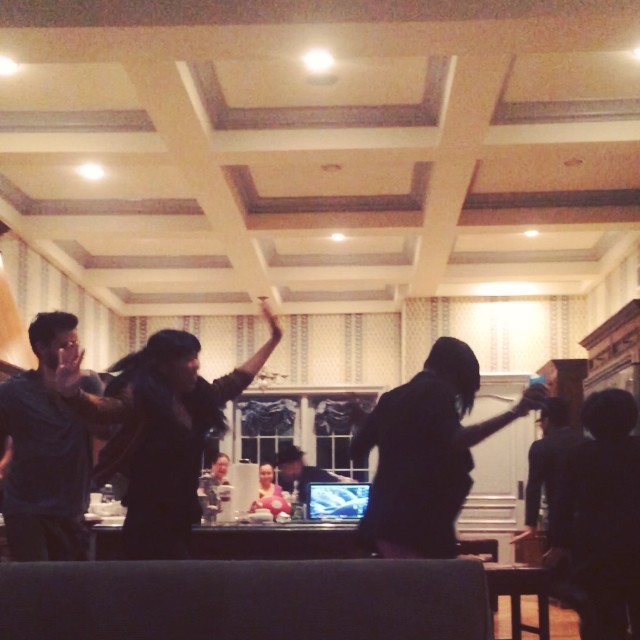 another ordinary night at home...