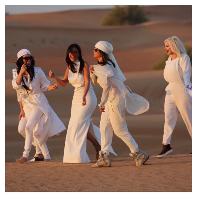 Sex & The City moment walking the sand dunes in Dubai...