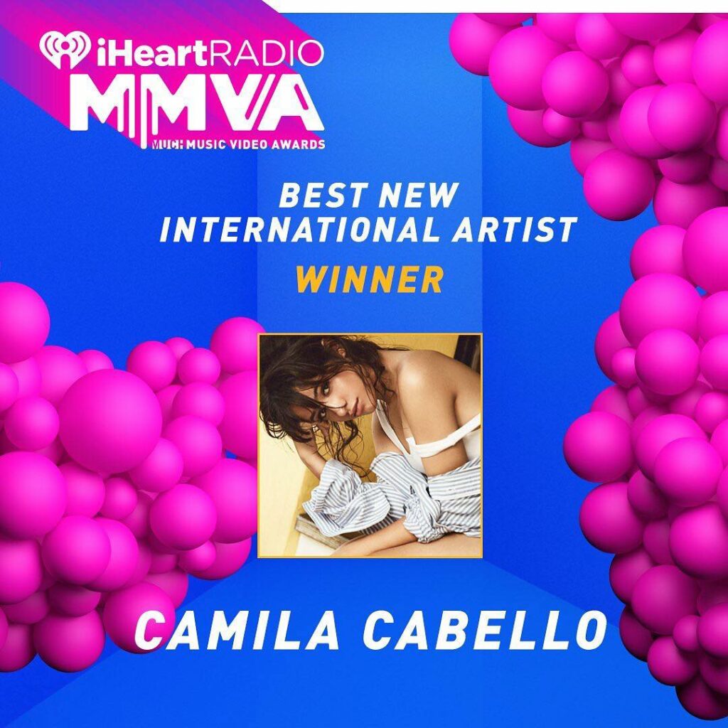 thank u so much @iheartradioca for this award and for the opportunity to perform...
