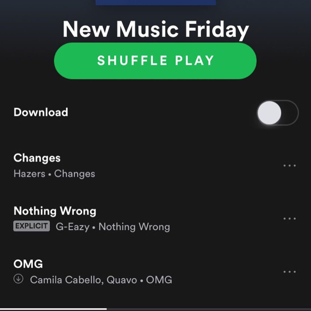 Thank you @spotify for including #OMG in your New Music Friday playlist!!  ...