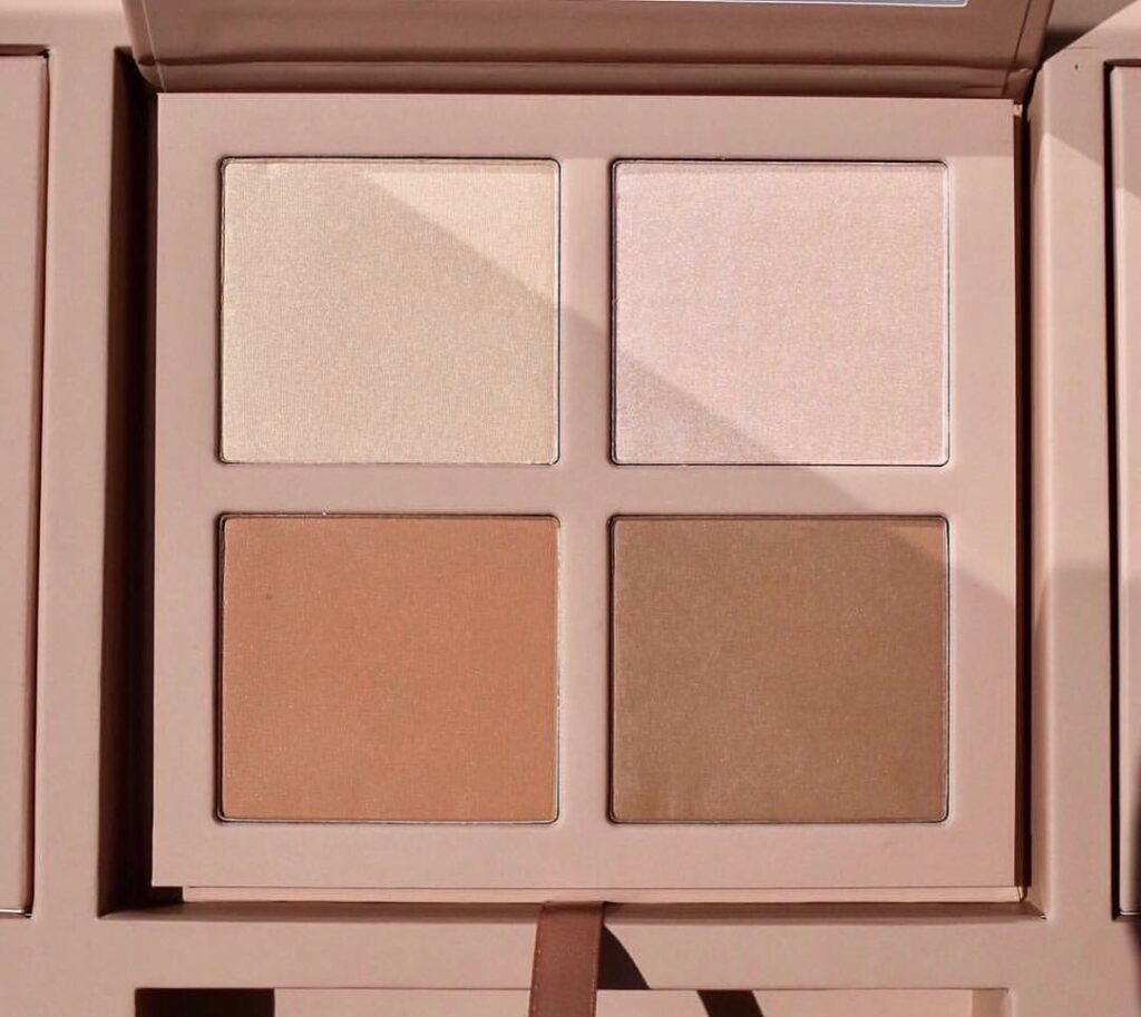 KKW BEAUTY Powder Contour & Highlighter Kits with dual-ended brush available NOW...