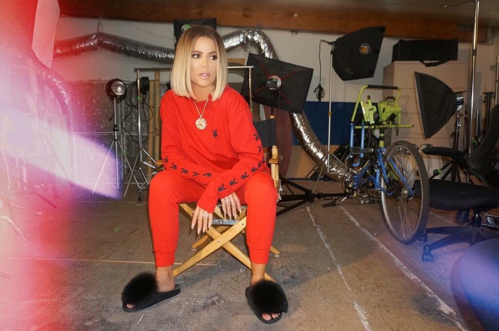 In my @goodamerican Twisted Seam Sweat Pants... just dropped on goodamerican.com...