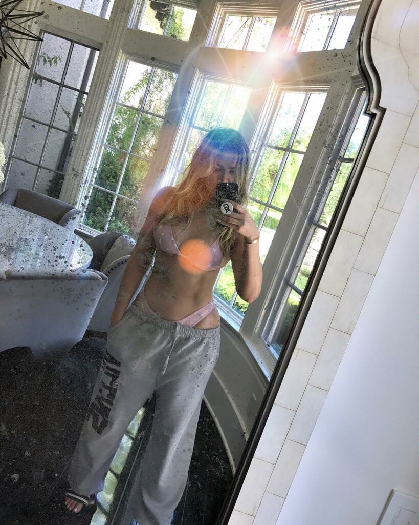 Last swim before we're off to Cleveland!  PS it's an antique mirror to all the o...