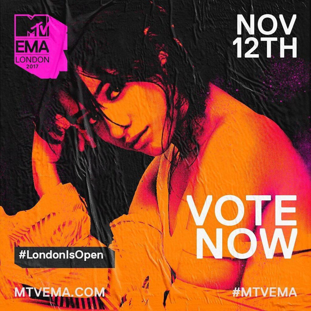 WE'RE NOMINATED FOR AN EMA YALLLLLLLLLLL

u can vote here  thank u thank u thank...