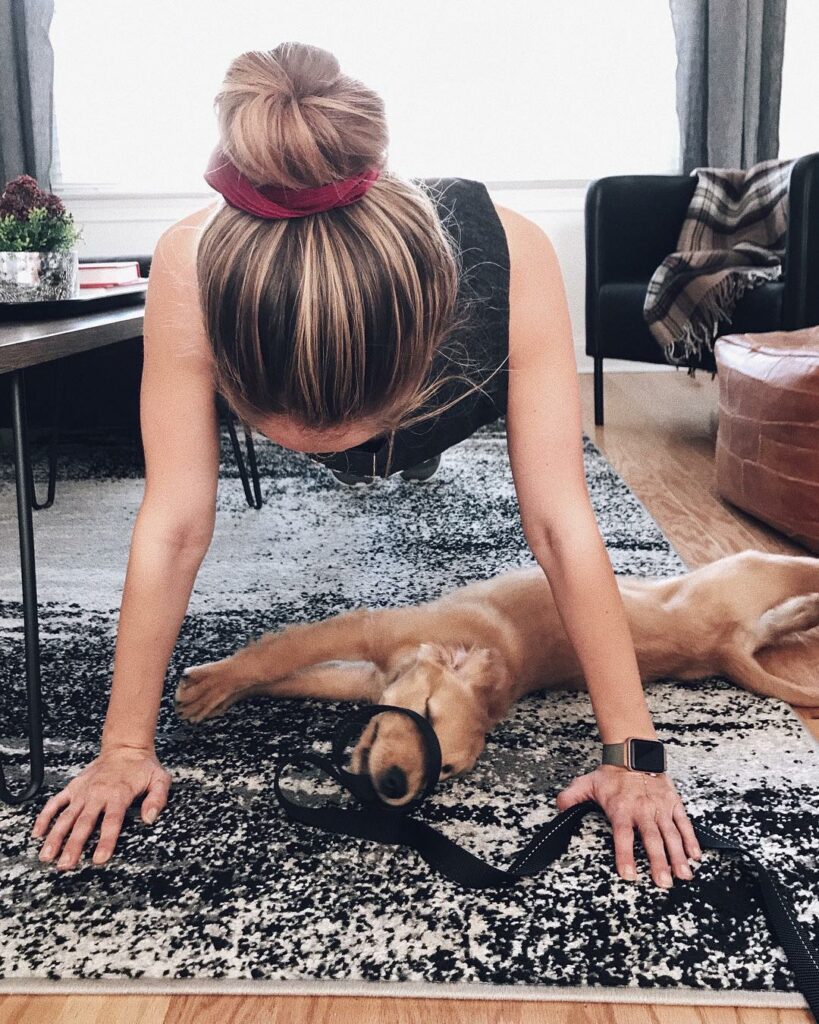 they say it’s harder to make time to work out once you have a kid, but bb j make...