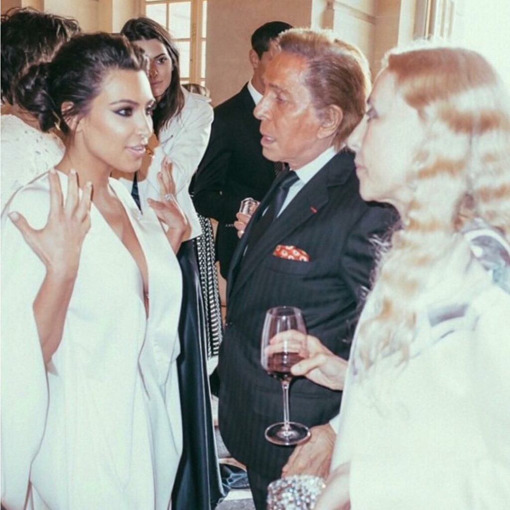 Found this pic from my rehearsal dinner at Versailles with Valentino & Franca ...