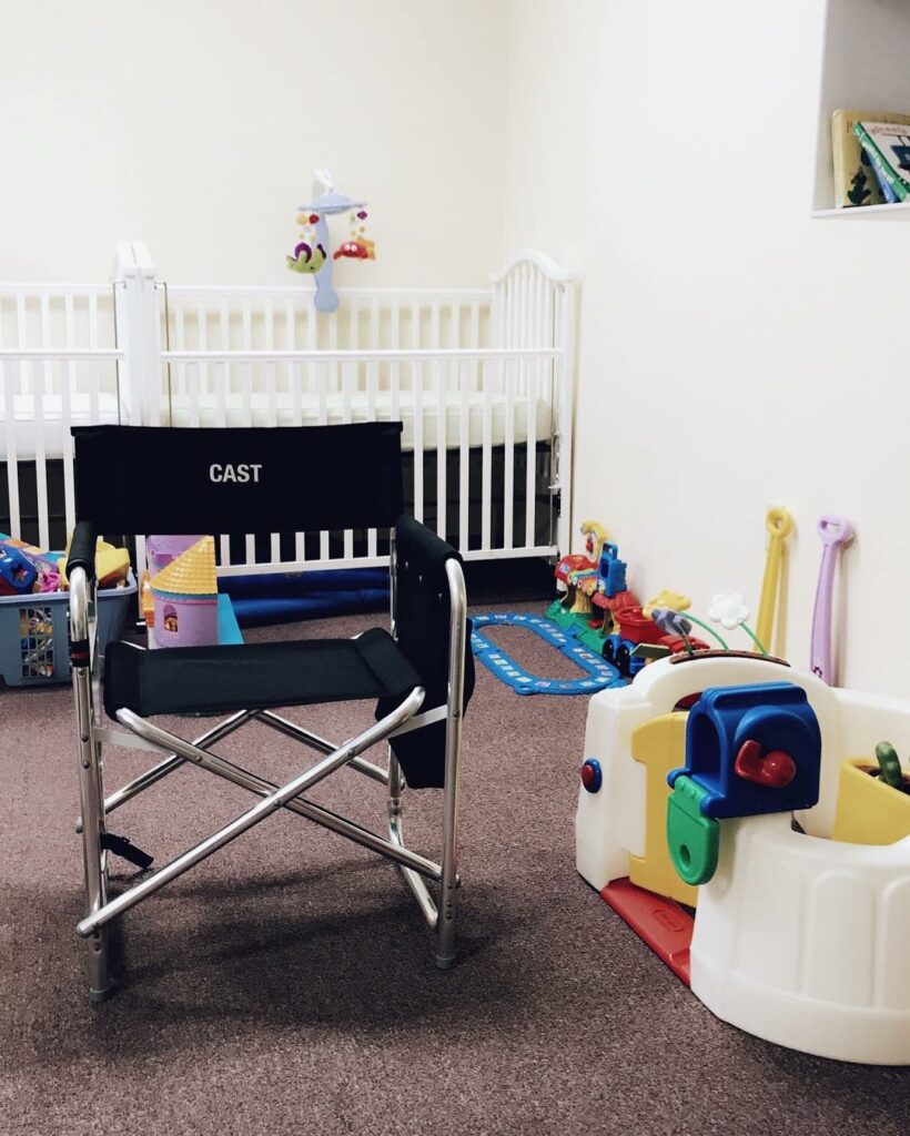 fair.

This is a cast chair in a room where we’re shooting this week (in a churc...