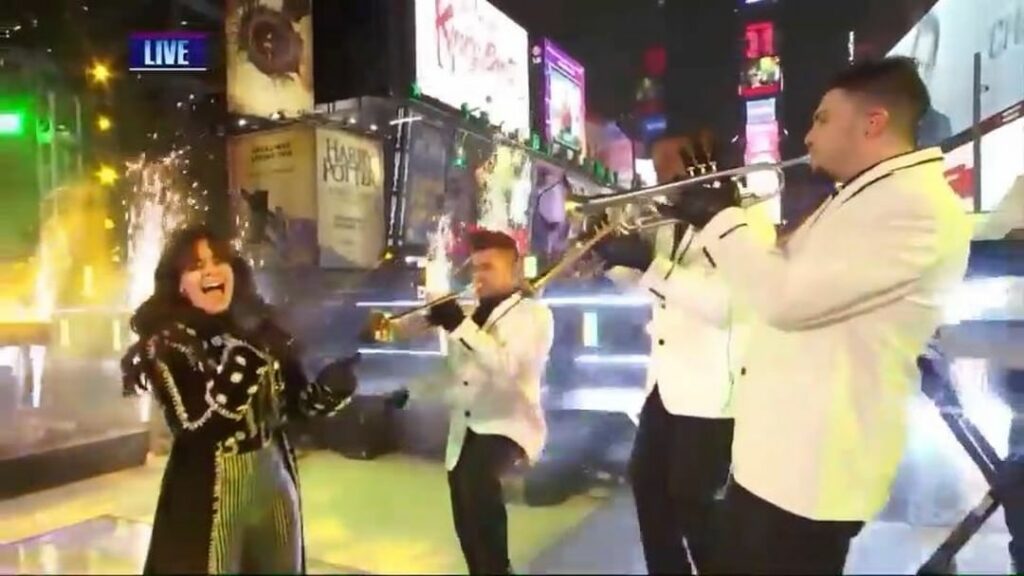 my solution to singing Havana in negative 4 degree weather on the Dick Clark’s N...