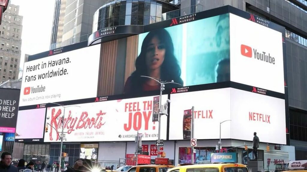 omg. so grateful for @youtubemusic and this amazing billboard!!!!!   listen to m...
