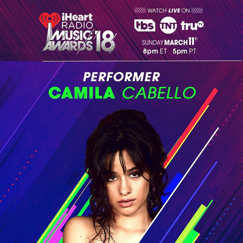 sooooo excited to be performing at the #iheartawards!!!! hope to see u guys ther...