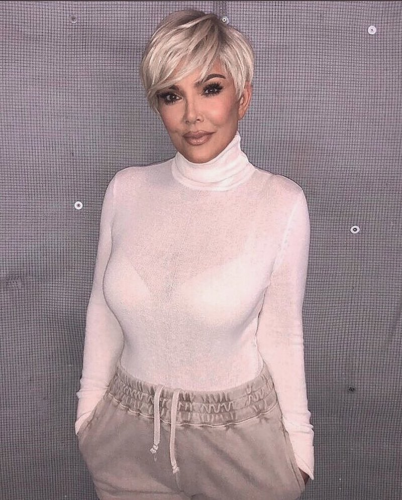 I love a blonde @krisjenner...