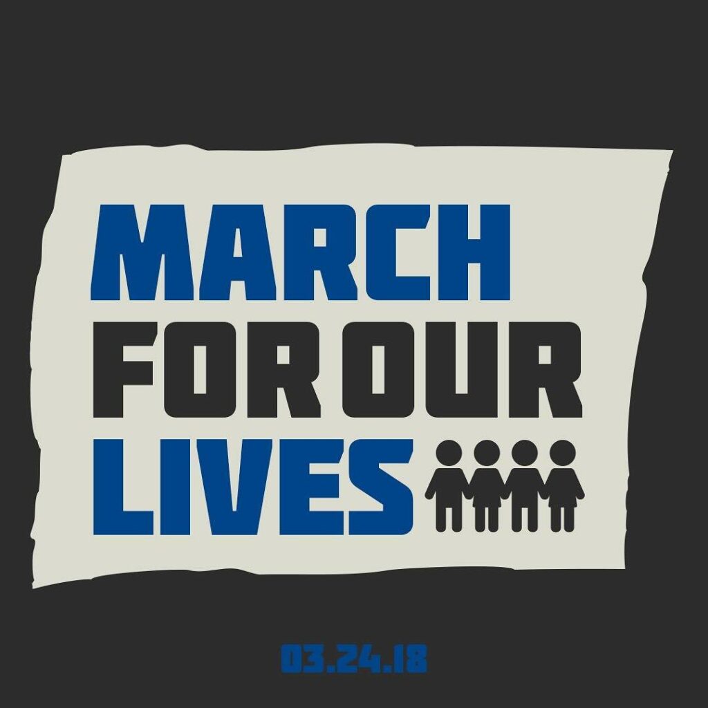 #MarchForOurLives #NeverAgain...