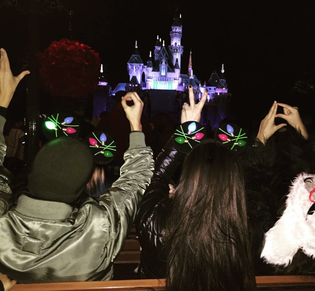 L O V E @disneyland...