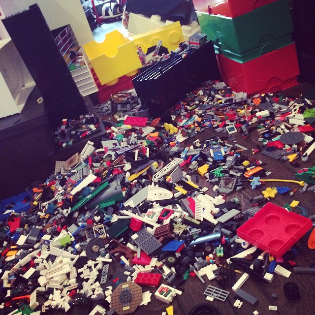 Fun surprise to walk into. #legoMadness...