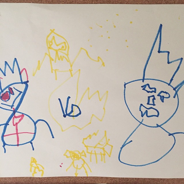 My own little Basquiat....