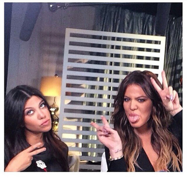 Press day with this fool! Kourtney and Khloe Take the Hamptons!...