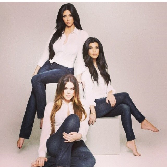 Flashback Saturday. @kardashiankollection denim ad. ...